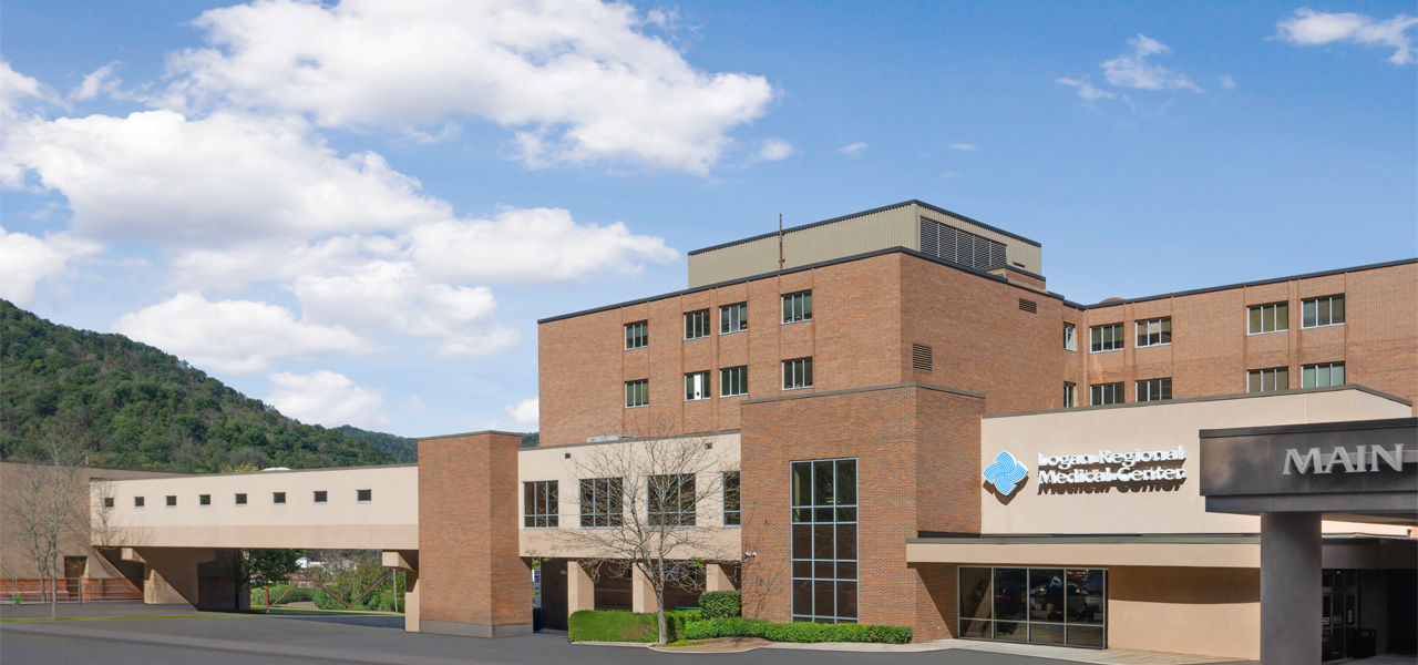 Logan Regional Medical Center building exterior main entrance
