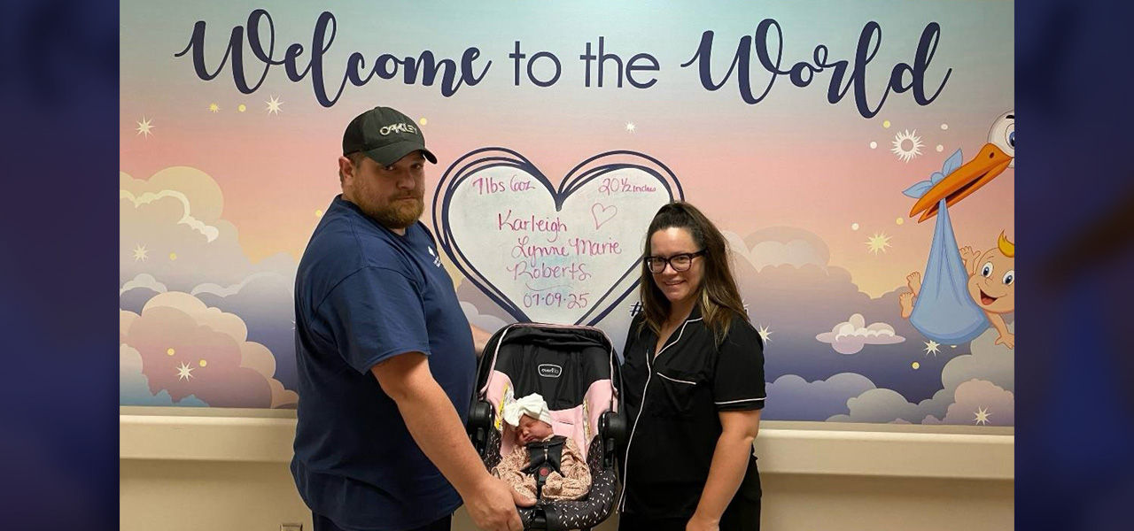 new parents welcome their baby to the world at Logan Regional Medical Center